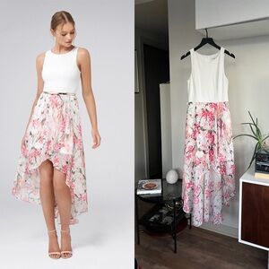 Ever New Danielle Hi-Low Floral New Formal Summer Vacation Resortwear Dress Sz 4